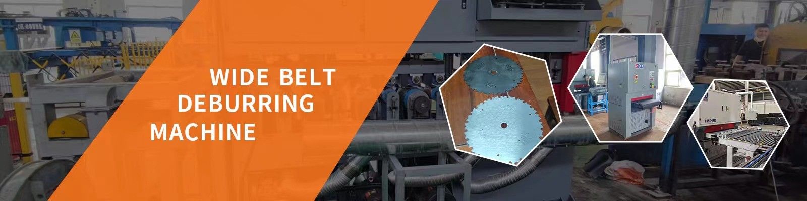 Metalen breedband Sander